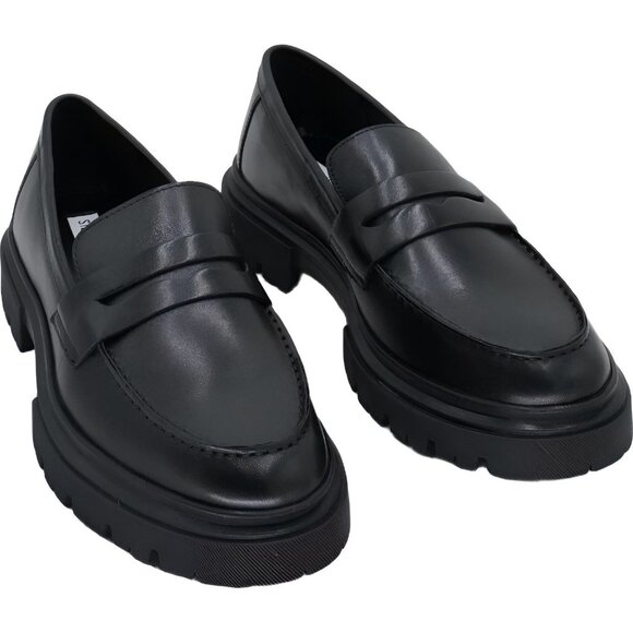 Steve Madden Mens Akkron Lug Loafer Black US 9M main image 6